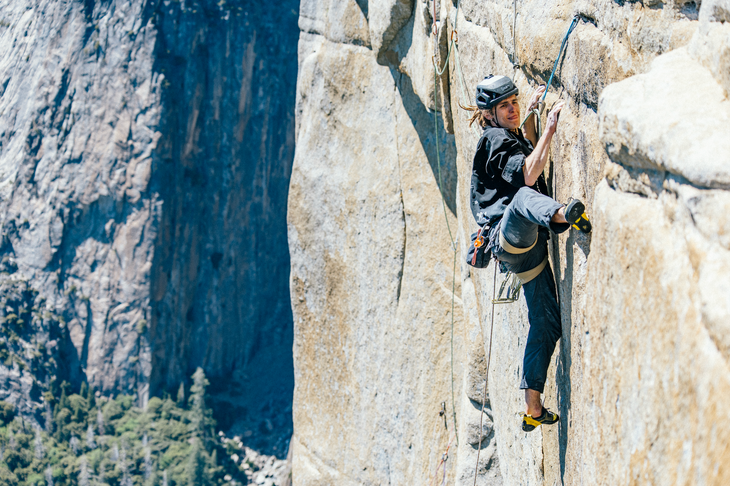 František Agostino on A5 Traverse of Golden Gate
